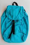 sac dos fourre-tout coton bio turquoise