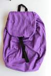 sac dos fourre-tout coton bio violet