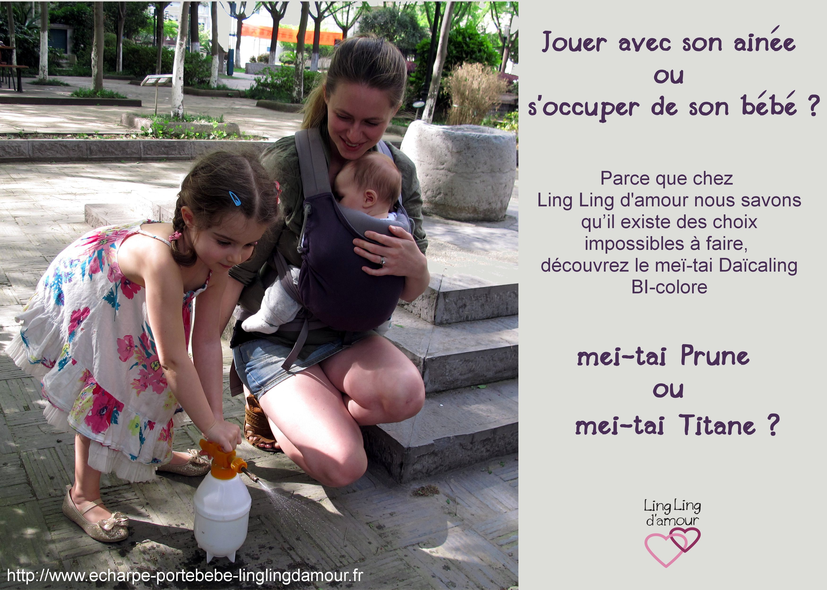 porte-bébé meitai BI-colore